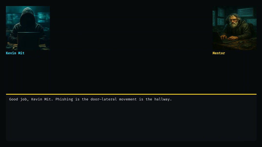 Cutscene – narrative beats and art